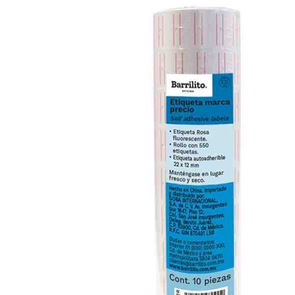 ETIQUETA MARCAPRECIO BCA. 22X12MM. KW PAQ.C10R.C100 C.5000